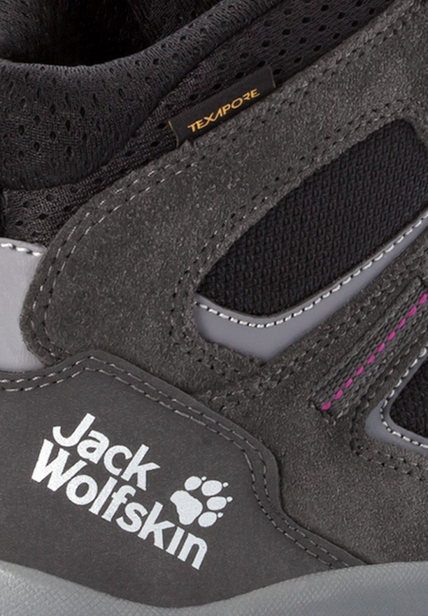 Jack Wolfskin Vojo 3 Texapore Mid Wandelschoenen Dames Grijs | 44477418