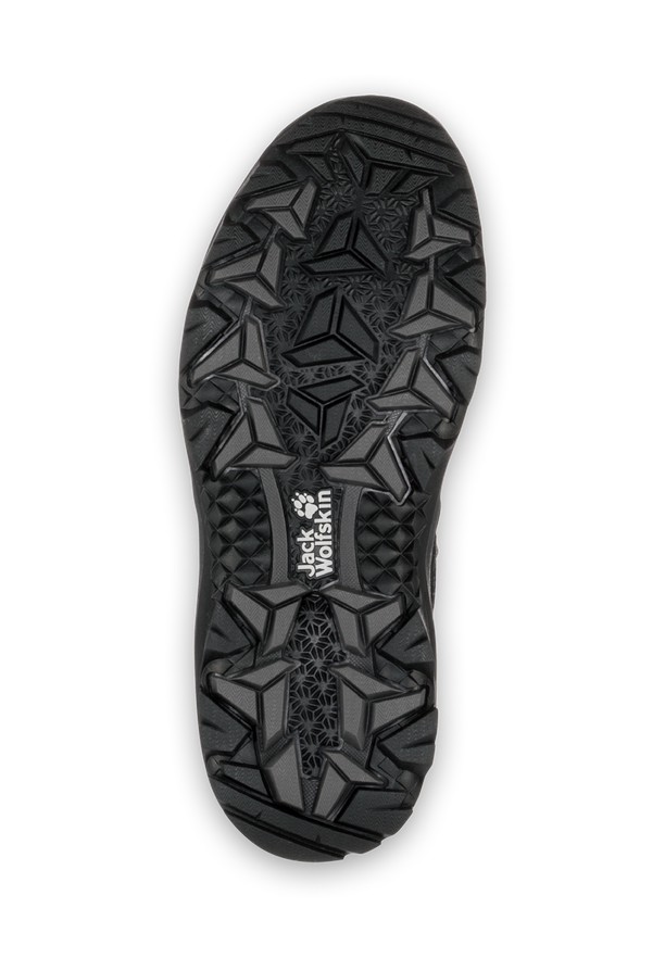 Jack Wolfskin Vojo 3 Texapore Mid Wandelschoenen Dames Zwart | 40886577