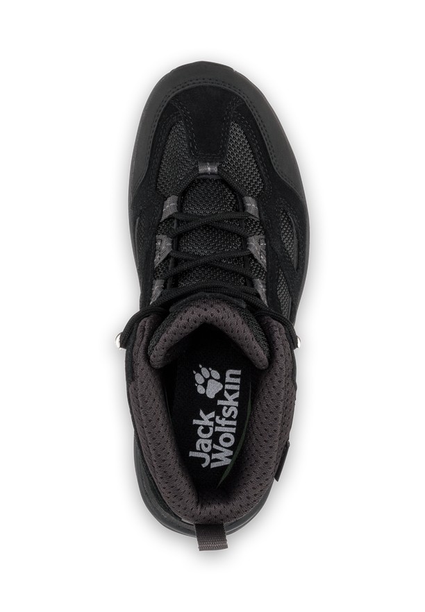 Jack Wolfskin Vojo 3 Texapore Mid Wandelschoenen Dames Zwart | 40886577