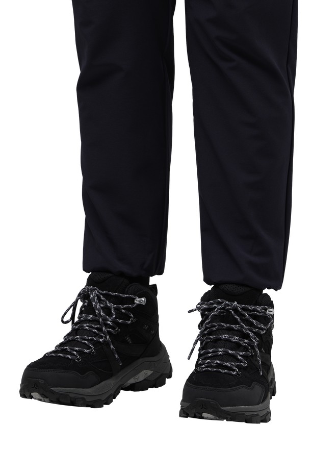 Jack Wolfskin Vojo Tour Lt Texapore Mid Wandelschoenen Dames Zwart | 26417439