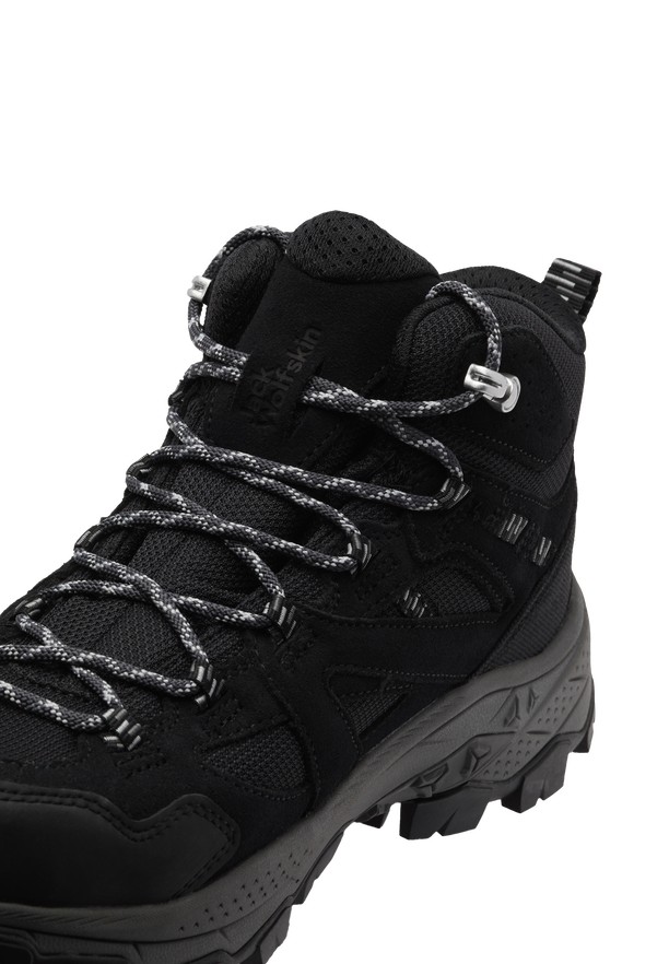 Jack Wolfskin Vojo Tour Texapore Mid Wandelschoenen Heren Zwart | 34580261