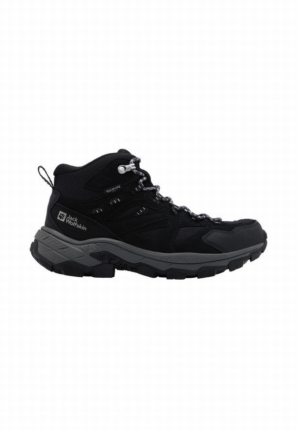 Jack Wolfskin Vojo Tour Texapore Mid Wandelschoenen Dames Zwart | 17128778