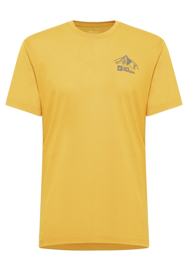 Jack Wolfskin Vonnan Graphic T-shirts Heren Geel | 28976066