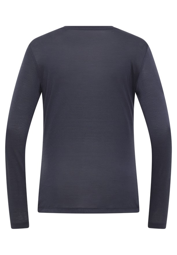 Jack Wolfskin Vonnan Ls T-shirts Dames Donkerblauw | 32745488