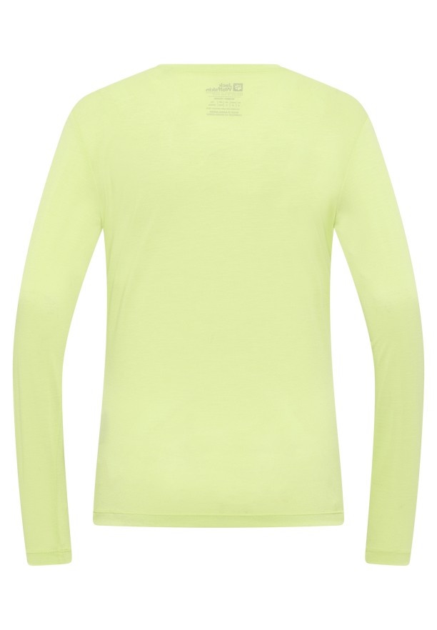 Jack Wolfskin Vonnan Ls T-shirts Dames Geel | 94403625