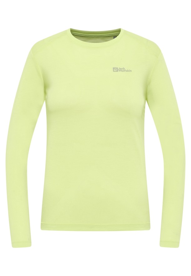 Jack Wolfskin Vonnan Ls T-shirts Dames Geel | 94403625