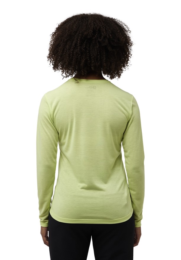 Jack Wolfskin Vonnan Ls T-shirts Dames Geel | 94403625