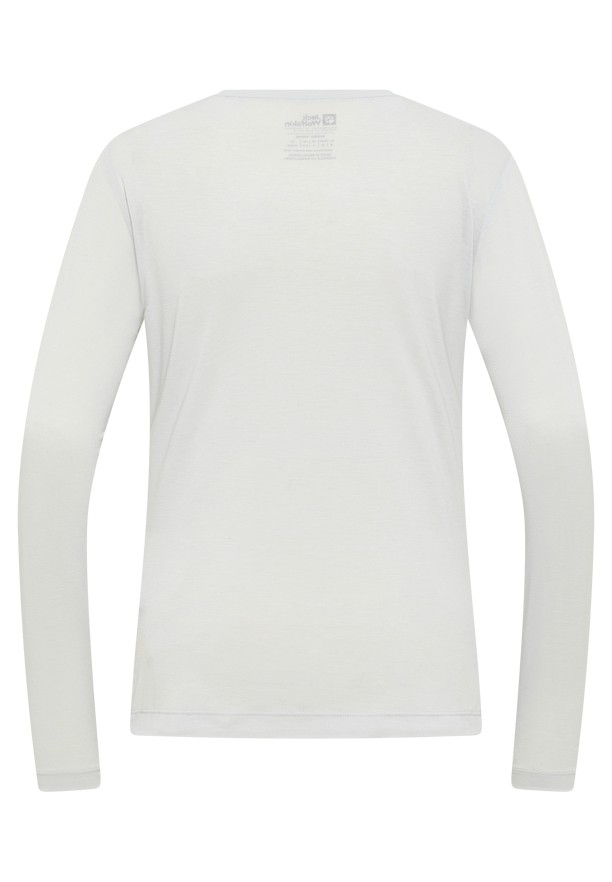 Jack Wolfskin Vonnan Ls T-shirts Dames Grijs | 77823179