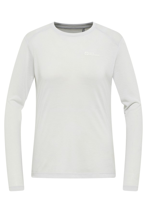 Jack Wolfskin Vonnan Ls T-shirts Dames Grijs | 77823179