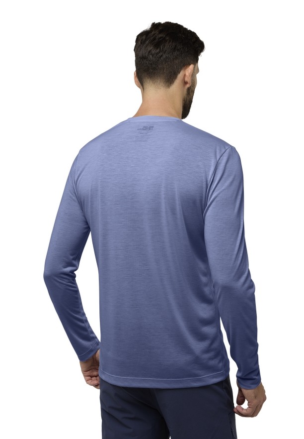 Jack Wolfskin Vonnan Ls T-shirts Heren Donkerblauw | 28092432