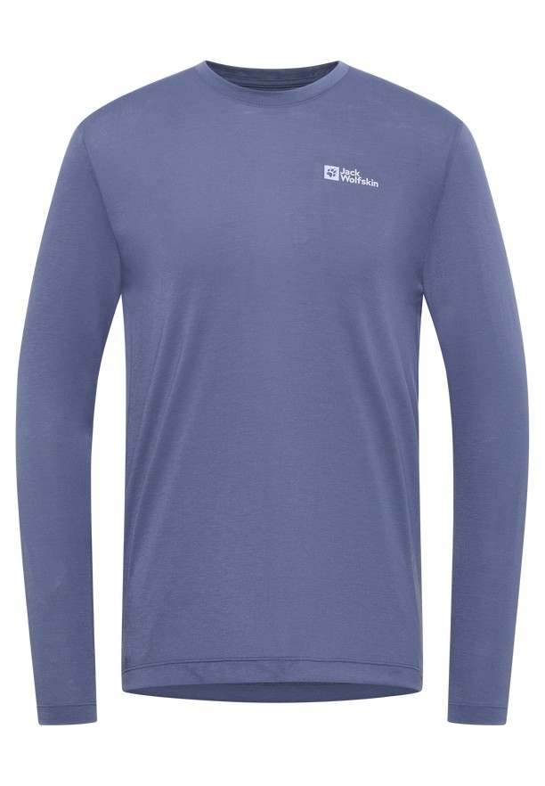 Jack Wolfskin Vonnan Ls T-shirts Heren Donkerblauw | 28092432