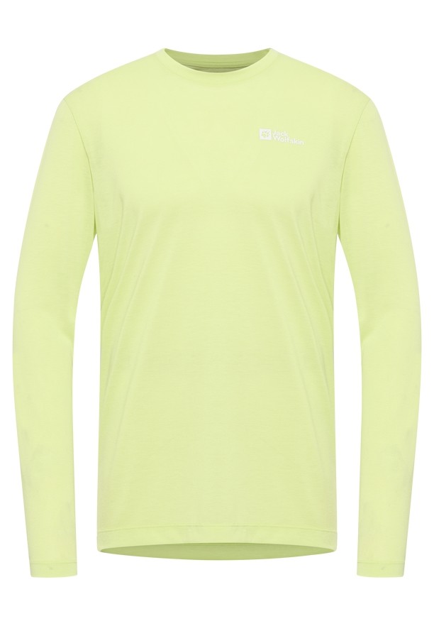 Jack Wolfskin Vonnan Ls T-shirts Heren Geel | 48384413