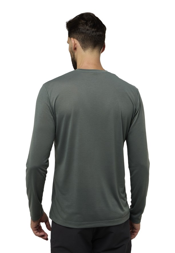 Jack Wolfskin Vonnan Ls T-shirts Heren Groen | 79126376