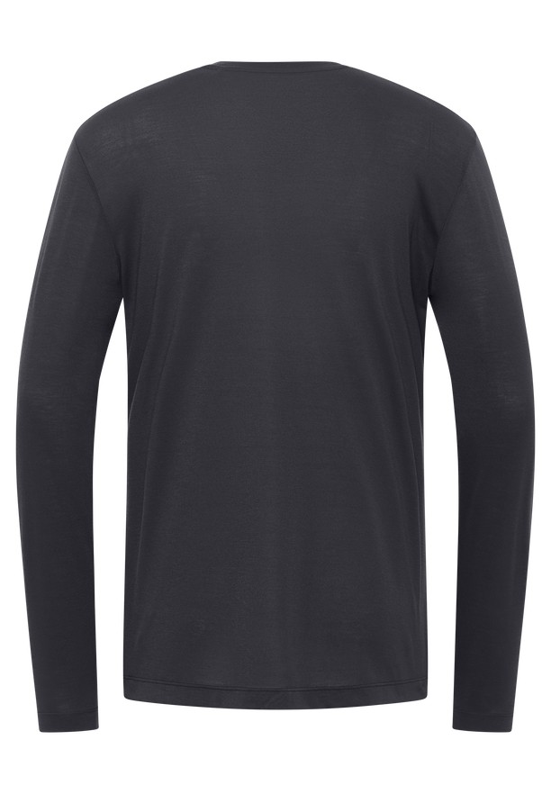 Jack Wolfskin Vonnan Ls T-shirts Heren Zwart | 74950590