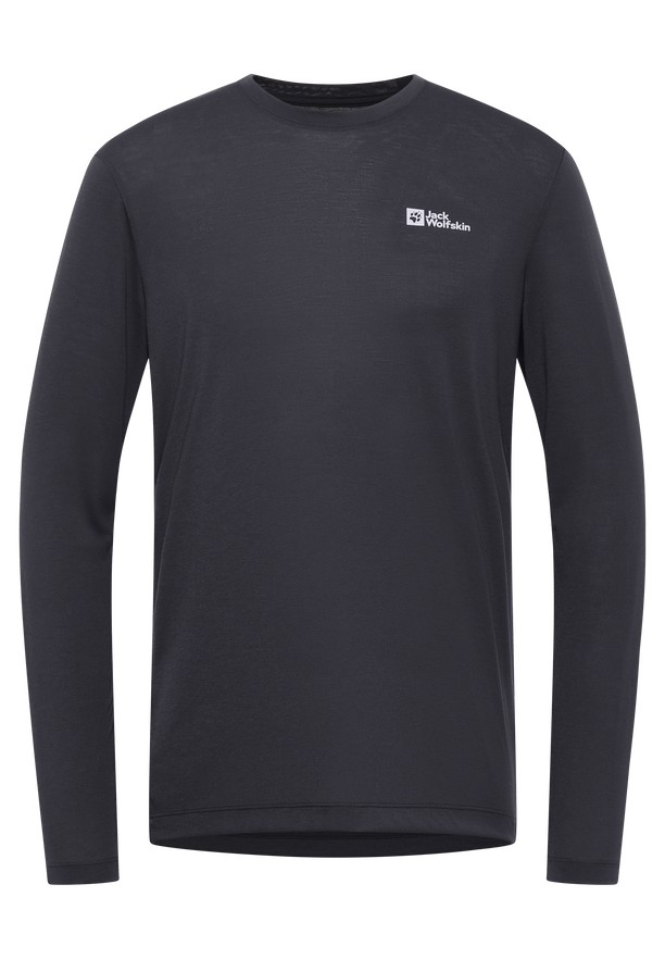 Jack Wolfskin Vonnan Ls T-shirts Heren Zwart | 74950590