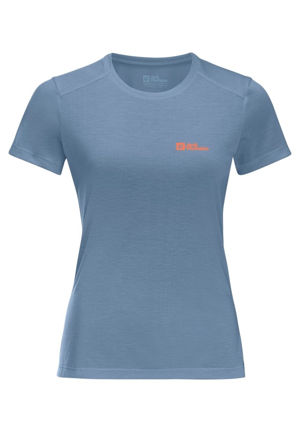 Jack Wolfskin Vonnan S/s T-shirts Dames Blauw | 20690465