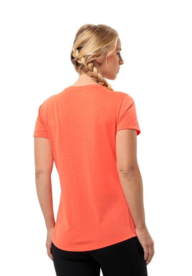 Jack Wolfskin Vonnan S/s T-shirts Dames Oranje | 85309636