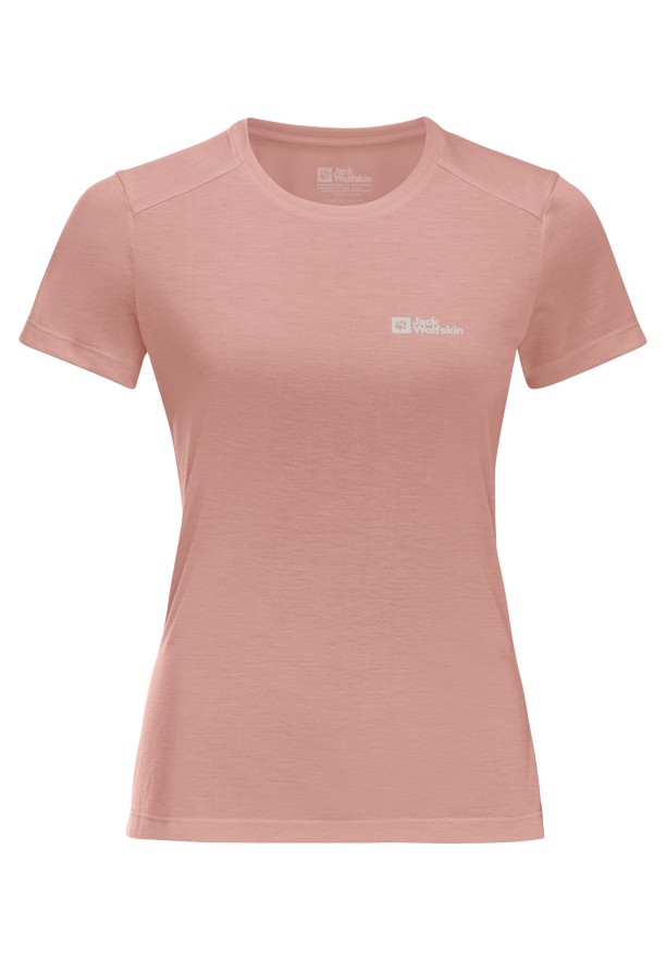 Jack Wolfskin Vonnan S/s T-shirts Dames Roze | 37943546