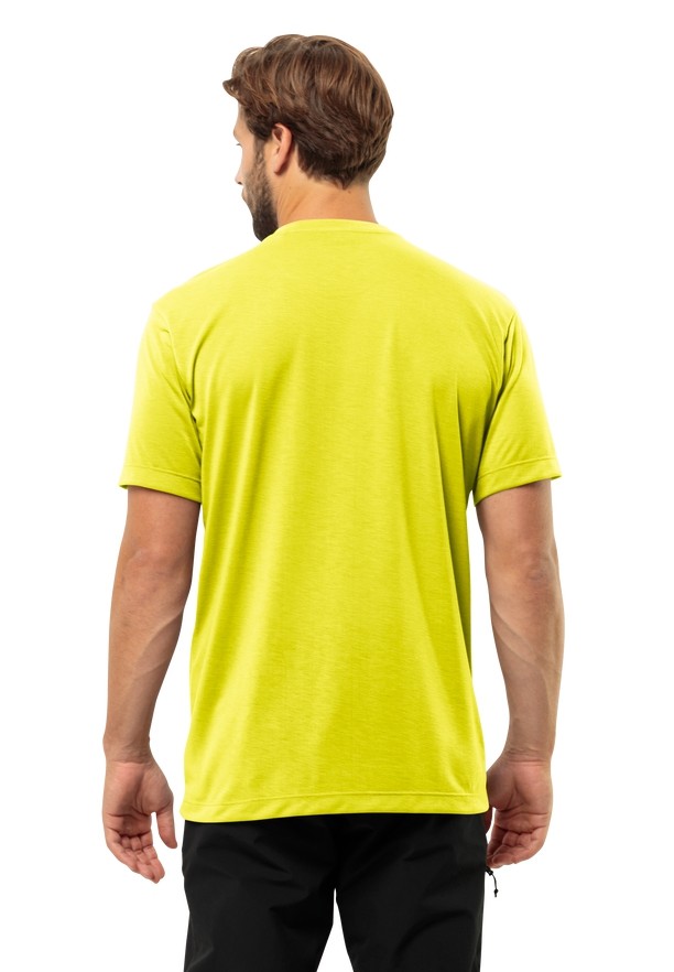 Jack Wolfskin Vonnan S/s T-shirts Heren Geel | 37960024