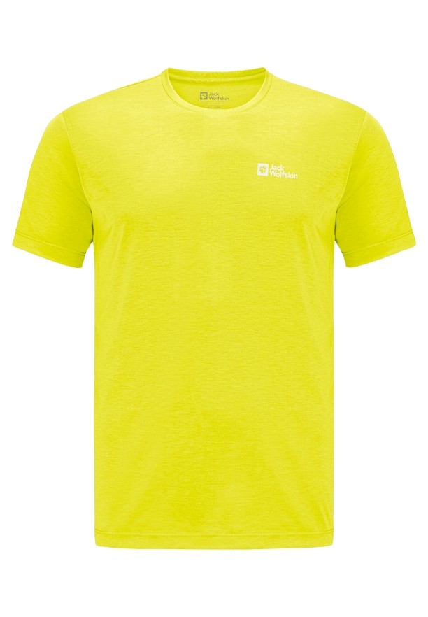 Jack Wolfskin Vonnan S/s T-shirts Heren Geel | 37960024