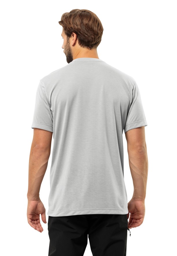 Jack Wolfskin Vonnan S/s T-shirts Heren Grijs | 35727383