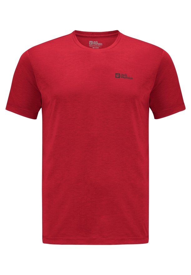 Jack Wolfskin Vonnan S/s T-shirts Heren Rood | 30134373