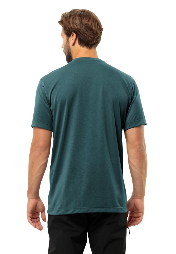 Jack Wolfskin Vonnan S/s T-shirts Heren Turquoise | 82603130