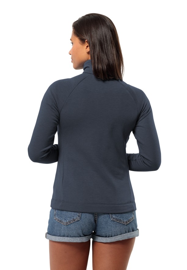 Jack Wolfskin Waldsee Fleece Jassen Dames Donkerblauw | 83388059