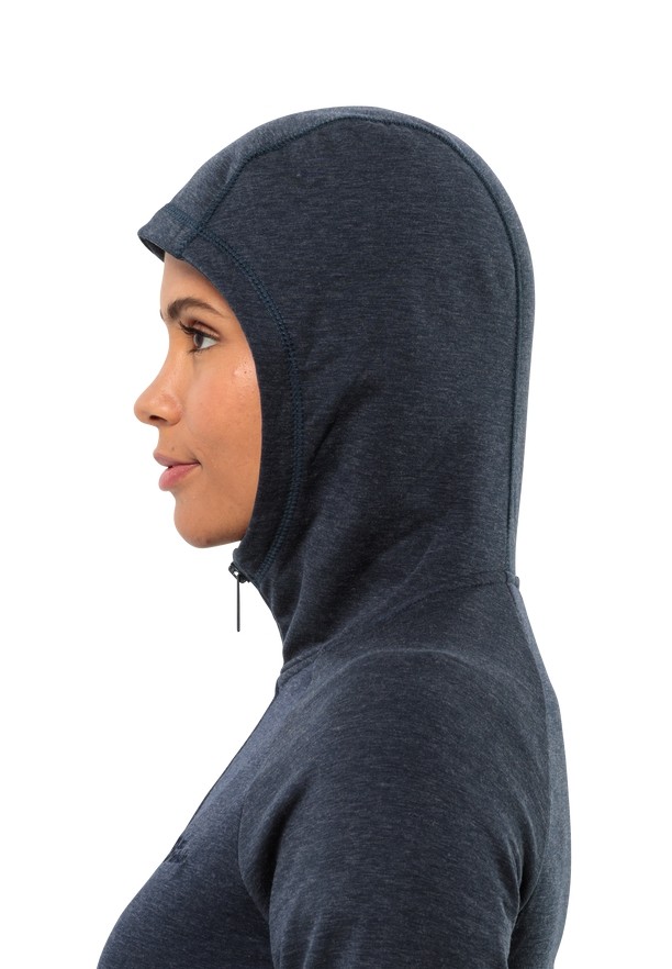 Jack Wolfskin Waldsee Hooded Fleece Jassen Dames Donkerblauw | 55168956