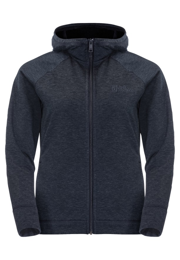 Jack Wolfskin Waldsee Hooded Fleece Jassen Dames Donkerblauw | 55168956