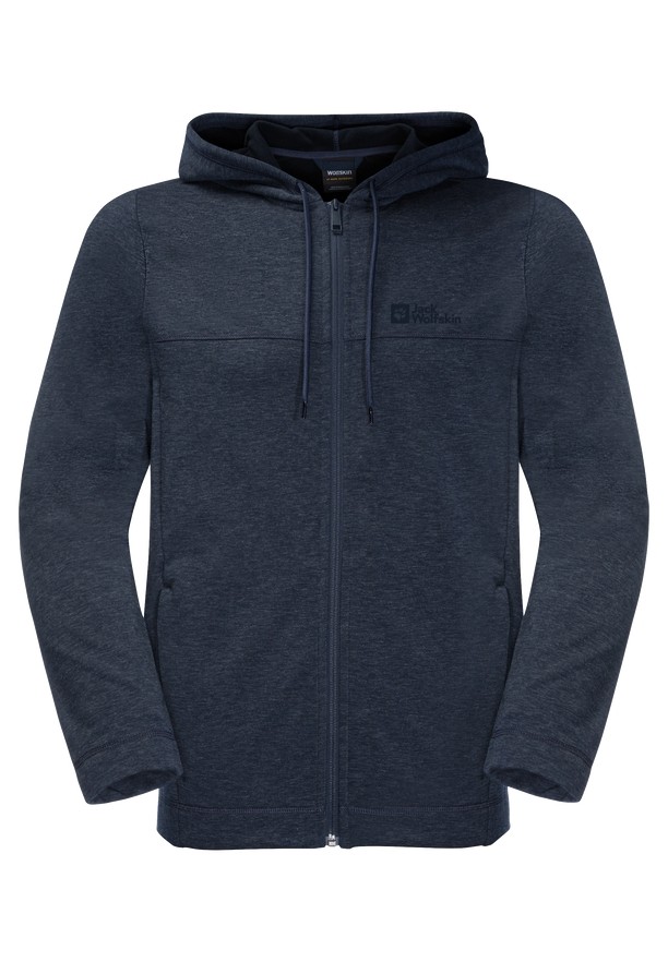 Jack Wolfskin Waldsee Hooded Fleece Jassen Heren Donkerblauw | 73409391