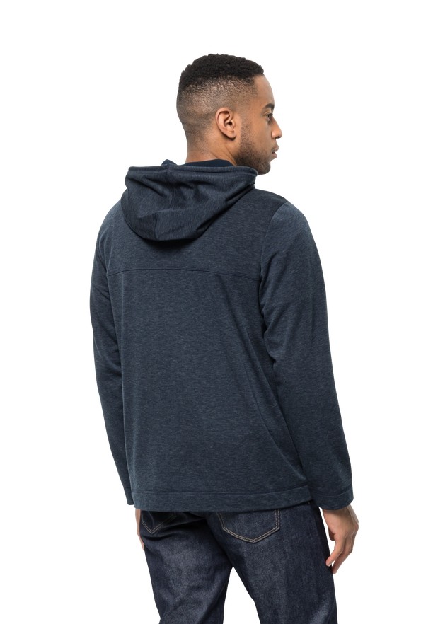 Jack Wolfskin Waldsee Hooded Fleece Jassen Heren Donkerblauw | 73409391