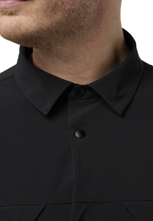 Jack Wolfskin Wanderest Ls Overhemd Heren Zwart | 95692901