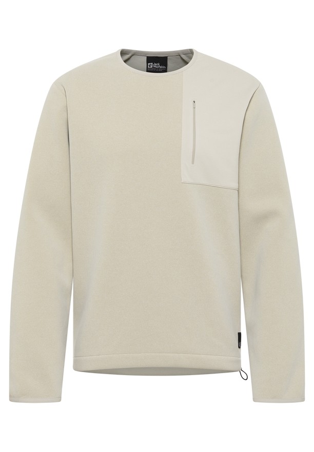 Jack Wolfskin Wanderest Pullover Jumpers Heren Beige | 82831634