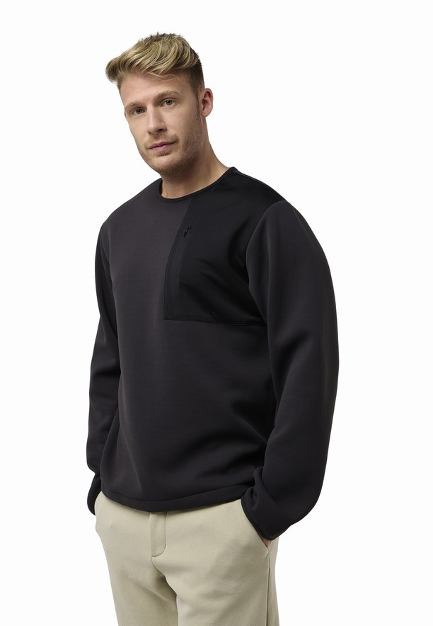 Jack Wolfskin Wanderest Pullover Jumpers Heren Zwart | 27148203