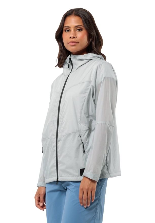 Jack Wolfskin Wanderjahr Softshell Jas Dames Grijs | 21033176
