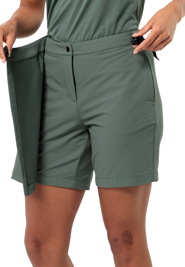 Jack Wolfskin Wandermood Korte Rok Dames Groen | 77220591