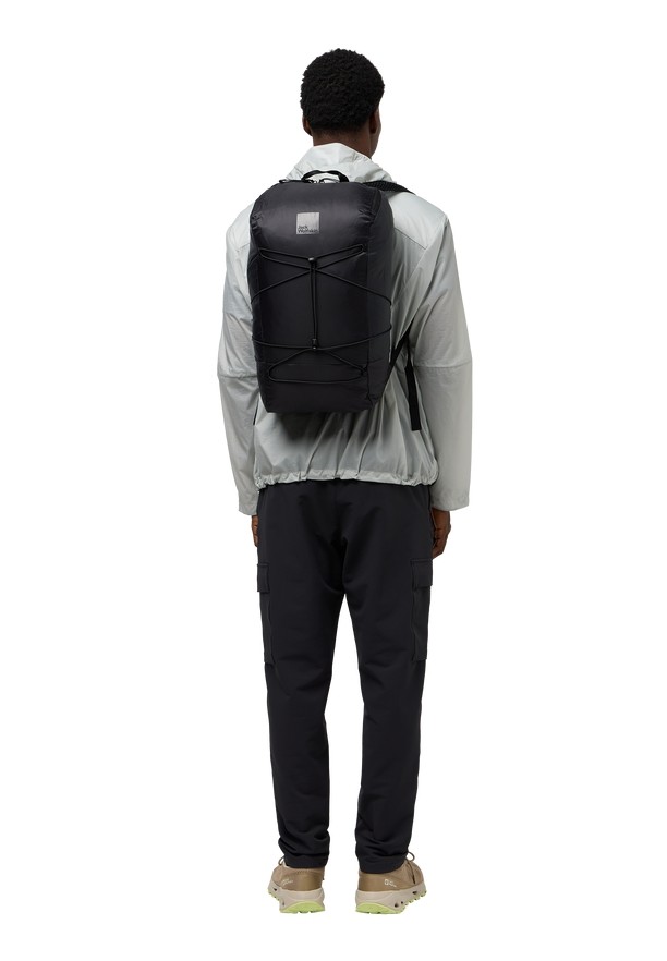 Jack Wolfskin Wandermood Packable 24 Dagrugzak Heren Zwart | 62490229