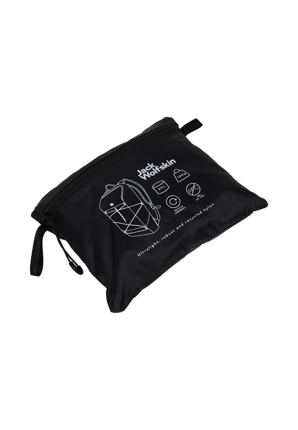 Jack Wolfskin Wandermood Packable 24 Dagrugzak Heren Zwart | 62490229