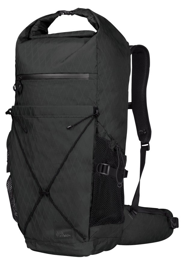 Jack Wolfskin Wandermood Rolltop 30 Wandelrugzak Dames Zwart | 33527225