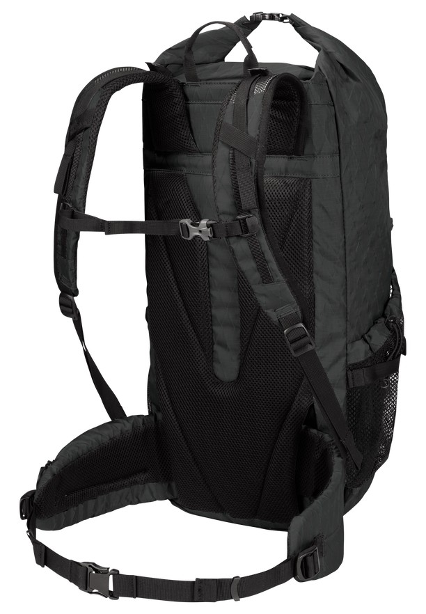 Jack Wolfskin Wandermood Rolltop 30 Wandelrugzak Heren Zwart | 45935051