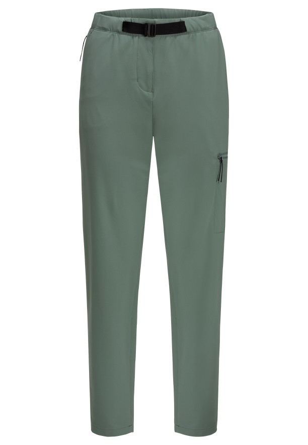 Jack Wolfskin Wandermood Wandelbroeken Dames Groen | 24889127