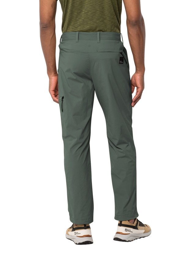 Jack Wolfskin Wanderthirst Broek Heren Groen | 91837276