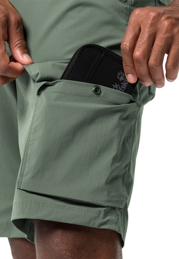 Jack Wolfskin Wanderthirst Korte Broek Heren Groen | 61312733