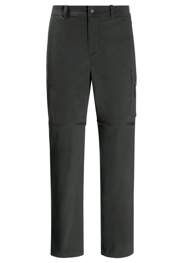 Jack Wolfskin Wanderthirst Zip Broek Heren Zwart | 38992540