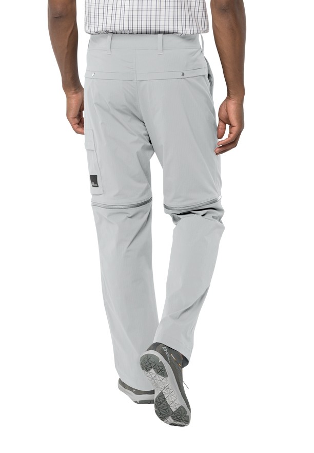 Jack Wolfskin Wanderthirst Zip Broek Heren Grijs | 46689839