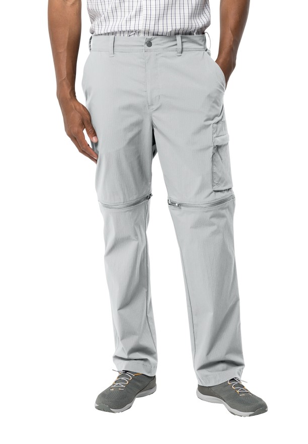 Jack Wolfskin Wanderthirst Zip Broek Heren Grijs | 46689839