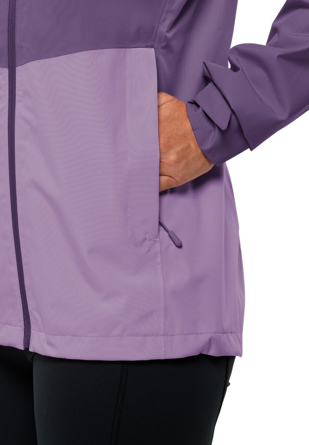 Jack Wolfskin Weiltal 2l Regenjassen Dames Paars | 40000855