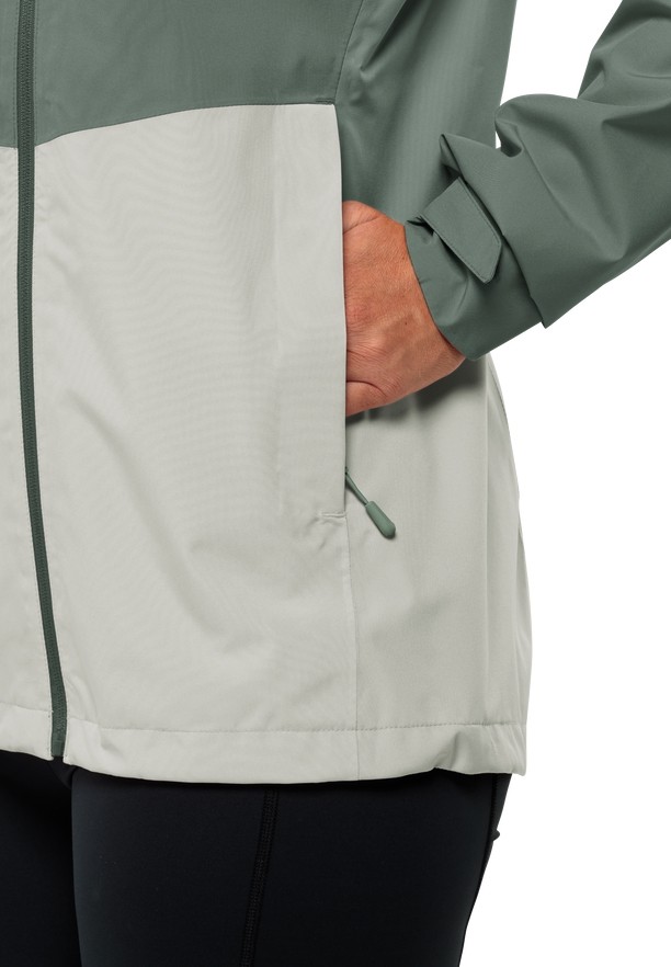Jack Wolfskin Weiltal 2l Regenjassen Dames Groen | 69067048