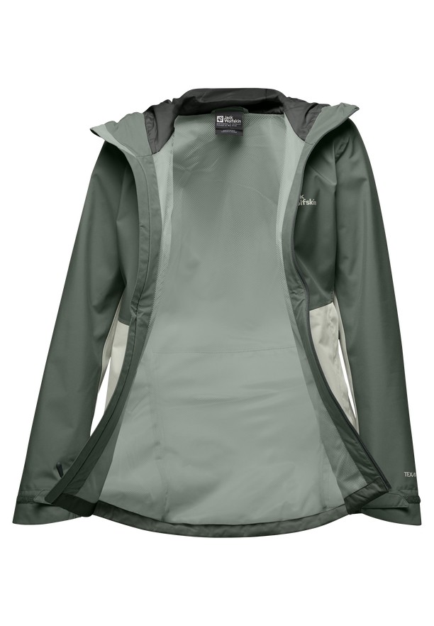 Jack Wolfskin Weiltal 2l Regenjassen Dames Groen | 69067048